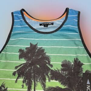DIVISION Men’s Large Palm Tree Tank Top